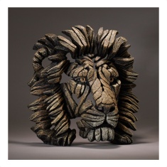 Edge Lion Bust Sculpture