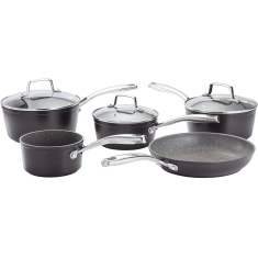 Stellar Rocktanium Non Stick 5 Piece Saucepan Set
