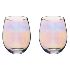 Barcraft Lustre Glass Tumblers Set of 2 600ml Barcraft Lustre Glass Tumblers Set of 2 600ml