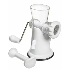 KitchenCraft White Plastic Mincer with Suction Cup Fitting KitchenCraft White Plastic Mincer with Suction Cup Fitting