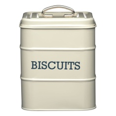 Living Nostalgia Biscuit Storage Tin Cream Living Nostalgia Biscuit Storage Tin Cream