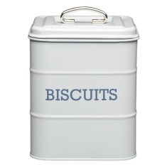 Living Nostalgia Biscuit Storage Tin Cream