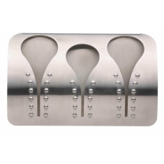 Masterclass Stainless Steel Triple Towel Holder Masterclass Stainless Steel Triple Towel Holder