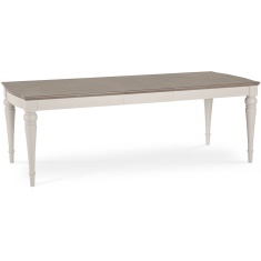 Montreal Extending Dining Table - Grey Washed Oak & Soft Grey