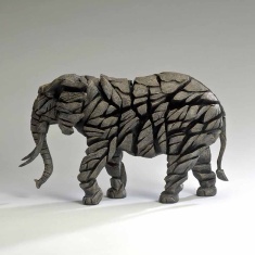 Edge Mocha Elephant Sculpture Edge Mocha Elephant Sculpture