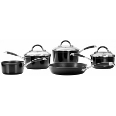 Stellar 3000 5 Piece Pan Set Black