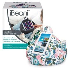 iBeani Floral Bean Bag Tablet Stand & Gift Box