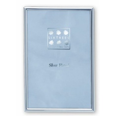 Sixtrees Cambridge Photo Frame - Silver Plated Sixtrees Cambridge Photo Frame - Silver Plated