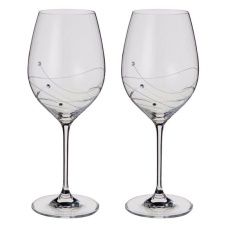 Dartington Glitz Goblet Wine Glasses Pair Dartington Glitz Goblet Wine Glasses Pair