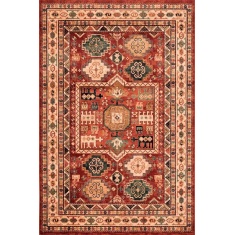 Mastercraft Kashqai 4306/300 Rug - Red Mastercraft Kashqai 4306/300 Rug - Red