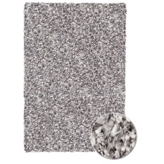 Mastercraft 039 - 001/6699 Twilight Shaggy Rug - White/Silver Mastercraft 039 - 001/6699 Twilight Shaggy Rug - White/Silver
