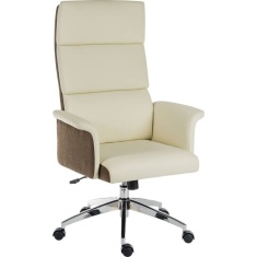 Elegance High Cream Office Chair