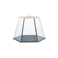 Artesa Slate Serving Cloche Brass Artesa Slate Serving Cloche Brass