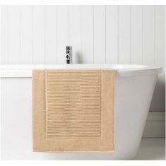 Christy Supreme Terry Towelling Bath Mat 50 x 90cm - Stone