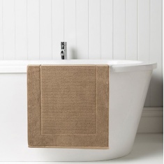 Christy Supreme Terry Towelling Bath Mat 50 x 90cm - Mocha