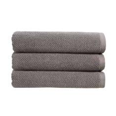 Christy Brixton Textured Towel - Titanium
