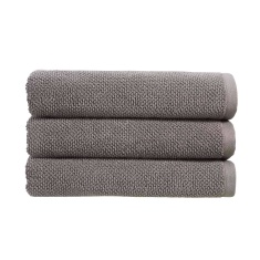 Christy Brixton Textured Towel - Titanium