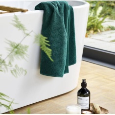 Christy Brixton Textured Towel - Emerald Christy Brixton Textured Towel - Emerald