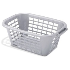 Addis Rectangle Laundry Basket Metallic 40L Addis Rectangle Laundry Basket Metallic 40L