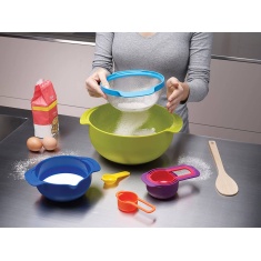 Joseph Joseph Multi Coloured Nest 9 Plus Bowl Set