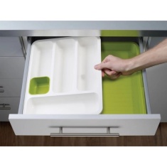 Joseph Joseph Drawerstore Cutlery Drawer - White/Green