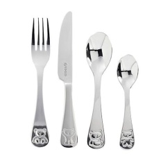 Viners Bertie Bear 18/0 Kids 4 Piece Cutlery Set Viners Bertie Bear 18/0 Kids 4 Piece Cutlery Set