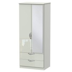 Cambourne Cam062 Double Gents Wardrobe With Mirror Door