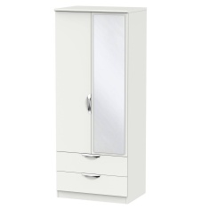 Cambourne Cam062 Double Gents Wardrobe With Mirror Door