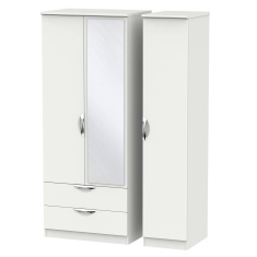 Cambourne Cam132 Triple 2 Drawer Wardrobe With Mirror Door