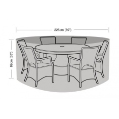 Garland Supertough 6 Seater Round Furniture Cover