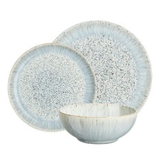 Denby Halo Speckle Coupe 12 Piece Box Set