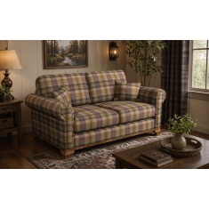 Wood Bros Lavenham Formal Back Medium 3 Seater Sofa