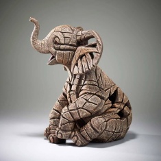 Edge Elephant Calf Sculpture