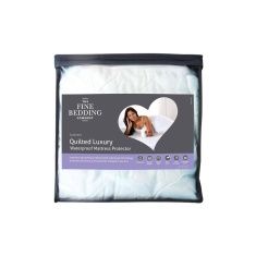 The Fine Bedding Company Quilted Luxury Waterproof Mattress Protector The Fine Bedding Company Quilted Luxury Waterproof Mattress Protector