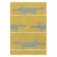 Scion Mr Fox Mustard 25306 Rug