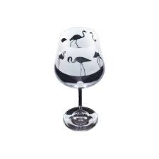 Dartington Aspect Flamingo Wine Glass