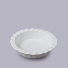 William Bartleet Crinkle Pie Dish Round 17cm William Bartleet Crinkle Pie Dish Round 17cm