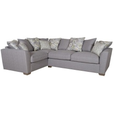 Franklin 4 Seater Pillow Back Corner Sofa