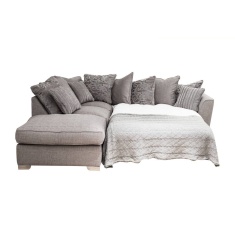 Franklin 4 Seater Pillow Back Corner Sofa With Bed