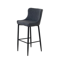 Seattle Barstool - Grey Vegan Leather Seattle Barstool - Grey Vegan Leather