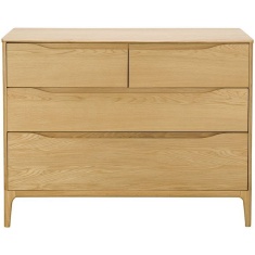Ercol Rimini 4 Drawer Low Wide Chest Ercol Rimini 4 Drawer Low Wide Chest