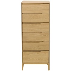 Ercol Rimini 6 Drawer Tall Chest Ercol Rimini 6 Drawer Tall Chest