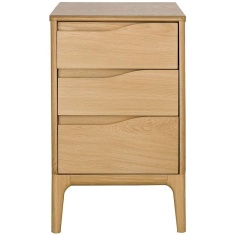 Ercol Rimini Compact 3 Drawer Bedside Cabinet