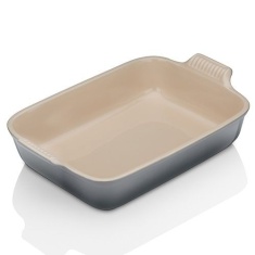 Le Creuset Heritage Deep Rectangular Dish Flint Le Creuset Heritage Deep Rectangular Dish Flint