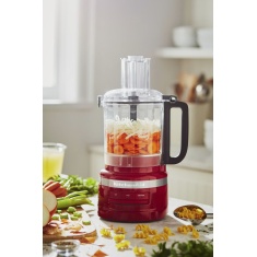 KitchenAid 5KFP0919BER Compact 250W Food Processor - Empire Red