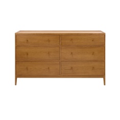 Ercol Salina 6 Drawer Wide Chest of Drawers