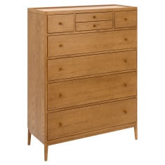 Ercol Salina 8 Drawer Tall Chest of Drawers