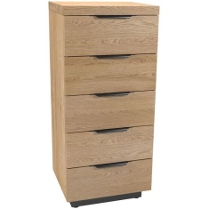 Fusion Rustic Oak 5 Drawer Tall Chest