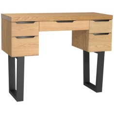 Fusion Rustic Oak Industrial Dressing Table