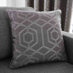Curtina Camberwell Filled Cushion Graphite Curtina Camberwell Filled Cushion Graphite